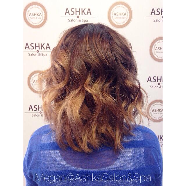 Ombre Hair Color at Ashka Salon Spa in Canton, Michigan - ASHKA SALON